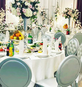 <span class=keywords><strong>Chaise</strong></span> d'hôtel en cuir doré en alliage d'aluminium, petite <span class=keywords><strong>chaise</strong></span> de banquet en métal pour événements, vente en gros à prix réduit - Product Image 4