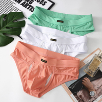 Celana Dalam Pria Klasik Mewah untuk Pertunjukan Tari Ganda, Bahan Bernapas Ramah Lingkungan, Cepat Kering, Sutra Es Asli Rajutan Spandex
