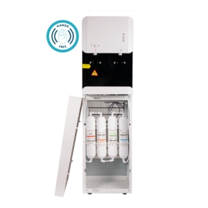 Distributeur d'eau sur pied sans contact intelligent avec capteur chaud/froid et système de filtration 4 étapes - Product Image 1