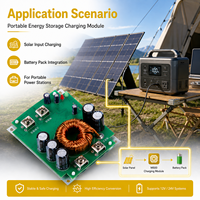 Module de contrôleur de charge solaire MPPT Sukite M500 - 30A 12V/24V à reconnaissance automatique pour stockage d'énergie portable