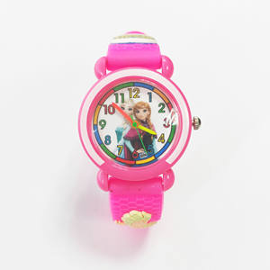 OEM lindo y elegante reloj de cuarzo 3D para niñas accesorio de silicona de moda para niños PC Case - Product Image 1