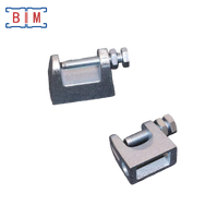 Abrazadera de Viga Tipo C Ajustable para Canal Unistrut de Acero al Carbono Galvanizado Maleable, BIM BIM3035, Diámetro de 0.2-2.5 Pulgadas