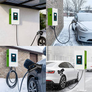 Borne de recharge rapide DC pour véhicules électriques OLINK 20KW 30KW, chargeur mural à une seule prise CCS2 GBT NACS avec écran tactile pour usage domestique et commercial - Product Image 4