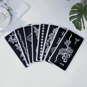 Modèle d'autocollant de <span class=keywords><strong>tatouage</strong></span> imperméable dessiné à la main, motifs géométriques ajourés, unisexe, impression par transfert d'eau, petite taille - Product Image 2