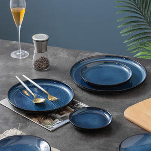 Juego de Platos de Porcelana Esmaltada Estilo Europeo <span class=keywords><strong>UNICASA</strong></span>, Aptos para Lavavajillas, para Hotel, Restaurante, Plato para Filetes y Pasta Occidental - Product Image 3