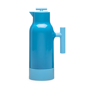 Termo de vacío de acero inoxidable de gran capacidad, doble pared interior de 1l, 304, para té, con mango - Product Image 1