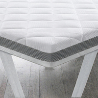 Protège-matelas pliable en microfibre imperméable et rafraîchissant, matelassé extra épais en mousse à mémoire de forme, pour hôtel et maison