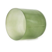 Green Crystal Singing Bowl Percussion Instrument Stress Relief White Noise Sound Healing