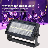 Projecteur stroboscopique LED RGB étanche IP65 400W avec contrôle DMX512 48 canaux pour spectacles extérieurs et effets de veines stellaires