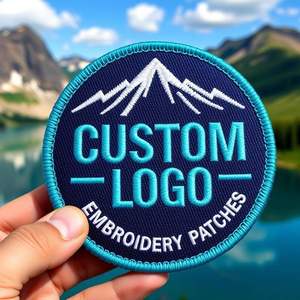 Patchs brodés 3D thermocollants personnalisables en toile de haute qualité pour vêtements et chapeaux, multi-usages et de luxe - Product Image 1