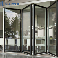 Porte coulissante de balcon d'hôtel en aluminium à double vitrage en verre trempé, design pour chambre d'hôtes, cadre étanche et résistant aux intempéries
