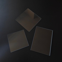 Feuilles de verre conductrices ITO à faible résistance (6Ω - 15Ω) sur mesure pour laboratoires