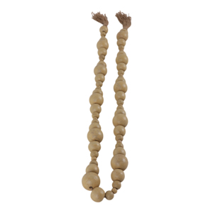 Ghirlanda di perline in legno di mango con nappe in iuta per decorare la casa, il bagno, la stanza, l'accento decorativo per l'ufficio, la mensola o il muro - Product Image 5
