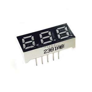 QZ优质批发亮点2381AB 0.28英寸蓝色3位数<span class=keywords><strong>7</strong></span>段发光二极管显示器 - Product Image 1