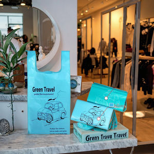 ถุงใส่เสื้อยืดพิมพ์ลายสำหรับบรรจุภัณฑ์แฟชั่นสำหรับซื้อของชำดำเนินการบรรจุภัณฑ์ - Product Image 4