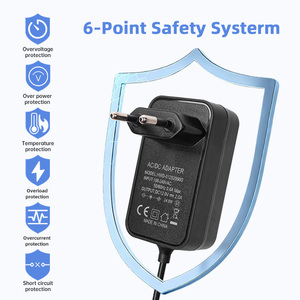 Adaptateur secteur <span class=keywords><strong>DC</strong></span> 24W <span class=keywords><strong>12V</strong></span> 2A/24V 1A/30V 0.8A avec prises US/EU/JP/KR, prise en charge OEM/ODM, longueur de câble personnalisable (1m/1.2m/1.5m) - Product Image 2