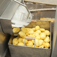 Commerciële grote ananas-snijmachine, pers-type, voor appels, bananen, citroenen, fruit en groenten.