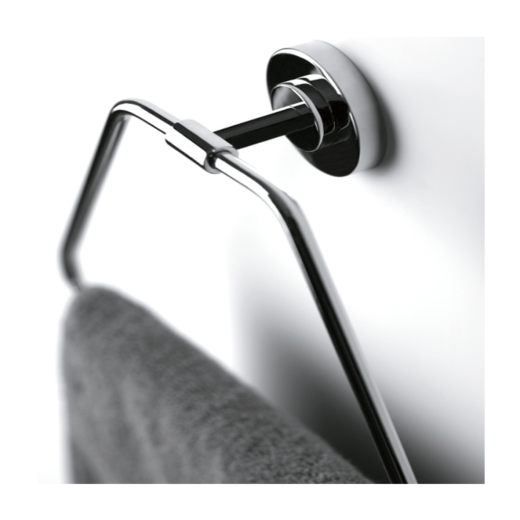 ORTONBATH China Factory Hardware Wall Hung Towel Ring Brass Unique Steel Bathroom Accessories Towel Holder