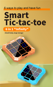 Tic Tac Toe Bolt Game 6-in-1 Handheld <strong>Puzzle</strong> Game Console Portable Travel Games for Kids Toys Educational <strong>Sudoku</strong> - Product Image 2