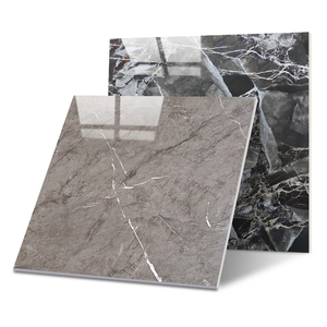 600x600 piastrelle per pavimenti smaltate lucidate, piastrelle in marmo luminoso e antiscivolo per soggiorno, piastrelle per pavimenti ingegneristiche resistenti all'usura - Product Image 1