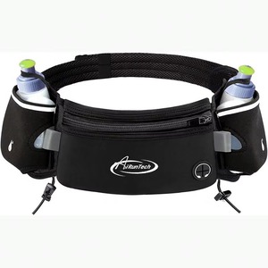 Cinturón de hidratación para correr con botella de agua de flujo rápido de 12 oz para hombres y mujeres, cinturón de carrera, portagéis, muestra gratuita - Product Image 5
