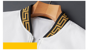 Giacca Varsity da <span class=keywords><strong>Uomo</strong></span> in Denim <span class=keywords><strong>di</strong></span> Lusso Leggero <span class=keywords><strong>di</strong></span> un Marchio <span class=keywords><strong>di</strong></span> Tendenza Ricamata Top Moda Primavera Autunno per Giovani e Uomini <span class=keywords><strong>di</strong></span> Mezza Età Stile Baseball - Product Image 3