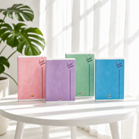 Carnet d'exercices A5 édition limitée, couleurs pastel assorties disponibles, impression personnalisée acceptable pour les commandes en gros.