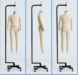 <span class=keywords><strong>Mannequin</strong></span> pour enfants pour enfants, robe de <span class=keywords><strong>couture</strong></span> complète avec bras pour la fabrication de motifs de drapé en tissu - Product Image 2