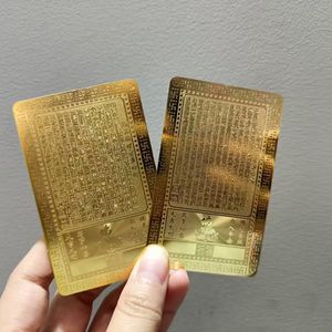 La mejor calidad, estatua de Buda, grabado de latón, chapado en oro brillante, tarjetas de Buda de Metal en blanco - Product Image 1