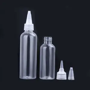 Plastik flasche Lösungsmittel Öle Farbe Tinte Quetsch flasche mit Twist Top Cap Tip Applikator