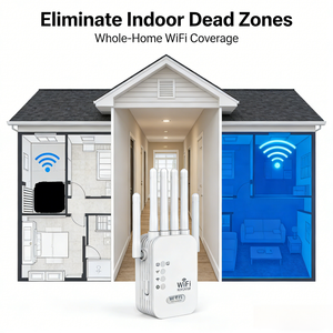 Extensor de Rango WiFi Interior/Exterior de 300 Mbps, Amplificador de Señal de 1200 Mbps, 5 GHz, 2.4 GHz, IP, Amplificador de Red 4G, 3G para el Hogar, Puerto Ethernet - Product Image 4