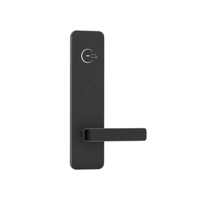 Système de serrure de porte d'hôtel intelligent RFID TTHotel, serrure électronique en alliage d'aluminium avec carte-clé pour porte en bois