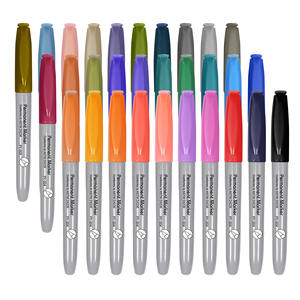 <span class=keywords><strong>Marqueur</strong></span> <span class=keywords><strong>Sharpie</strong></span> à base d'<span class=keywords><strong>huile</strong></span> rond étanche permanent CD ensembles de stylos marqueurs en métal avec embouts simples - Product Image 6