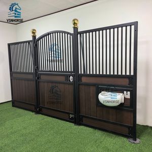 中国批发可定制尺寸10英尺/12英尺/14英尺马厩铰链/滑动/荷兰门镀锌钢竹 - Product Image 4