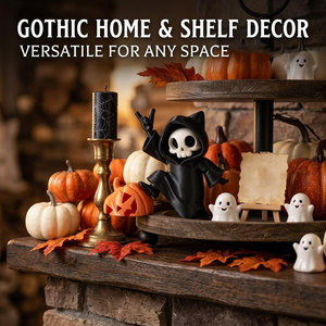 Estatua de la Parca Impresa en 3D para Halloween, Mini Figuras Decorativas con Accesorio de Calabaza, Regalo para Amigos, Familia, Oficina, Decoración de Interiores - Product Image 6