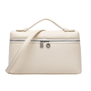 <span class=keywords><strong>Bolso</strong></span> de almuerzo Lp19 de cuero PU, mini, moderno, para mujer, estilo 2025, tipo Gigi, bandolera, con cremallera - Product Image 5