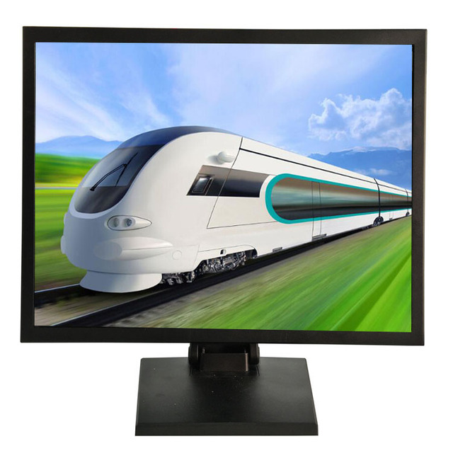 Square Screen 20 Inch LCD Monitor 4:3 Ratio 1600x1200 Resolution Non-Touch Metal Frame Monitor