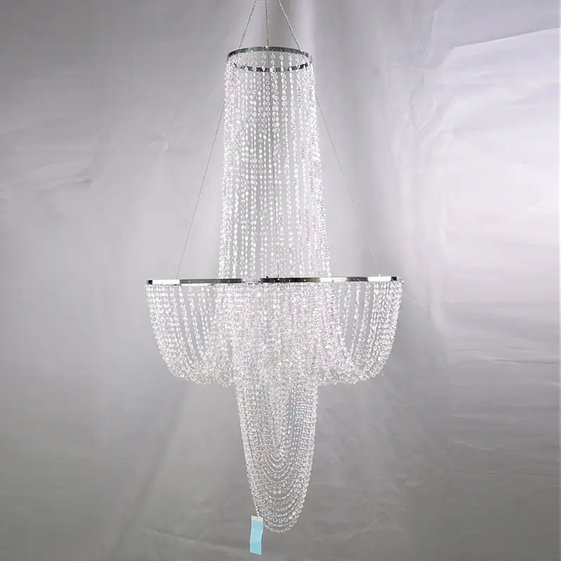 Hot Sale Luxus Kristall Perlen Kronleuchter Schatten dekorative Lampen schirme