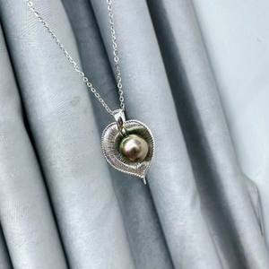 Accesorios de Perlas DIY 31340, Colgante de Plata S925, Base Vacía de Lujo para Colgante con Cuentas de 7-9 mm, Fornituras de Joyería de Plata Fina - Product Image 4