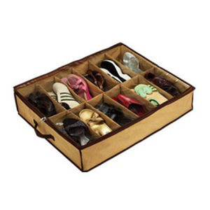 <span class=keywords><strong>Rangement</strong></span> de chaussures sous-verre pliable, organisateur de chaussures, boîte de <span class=keywords><strong>rangement</strong></span> de chaussures, 12 paires - Product Image 1