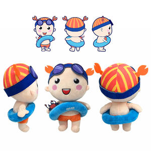 Peluche en gros personnalisée, poupée en peluche douce, fabrication OEM ODM, fourniture d'usine, anti-stress, doublure en maille brodée - Product Image 3