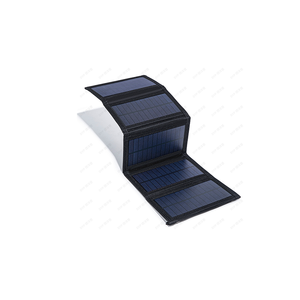 10W 20W 30W 5-Fold Foldable Solar Charger | Portable USB Camping Panel - Product Image 1
