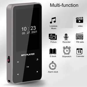 BT 5.0 MP3 Player 64GB <b>Storage</b> Built-in Speaker Full Touch Screen FM Radio Voice Recorder E-Book Reader For School Learning - Product Image 3