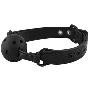 調節可能な赤と黒の口ギャグボールハーネスストラップ付きセクシーな大人のゲームセックスおもちゃ - Product Image 2