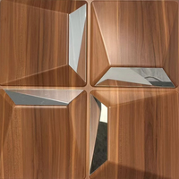 Paneles de Pared 3D de PVC Modernos Resistentes a la Humedad 2025, Paneles de Espejo para Interiores con 1 Año de Garantía para Uso Doméstico, Comercial y de Entretenimiento