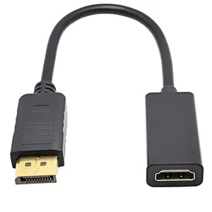 DP HDMI uyumlu kablo adaptörü erkek kadın için HP/DELL dizüstü PC ekran portu için 1080P HDMI uyumlu kordon dönüştürücü