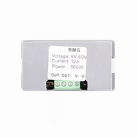 Module ZK-BMG PWM, contrôleur de vitesse de moteur DC, encodeur, régulation de la vitesse, 9-60V/12A/500W, contrôleur de ventilateur de moteur