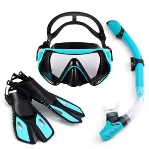 Paquete Premium de Snorkel Panorámico, Máscara de Buceo Antivaho, Snorkel de Punta Seca, Aletas Ajustables para Snorkel y Buceo - Product Image 2