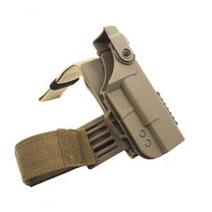 Universele Abs Tactische <span class=keywords><strong>Auto</strong></span> Laden Holster Niveau 3 Lock Drop Leg Dijpistool Holster - Product Image 4