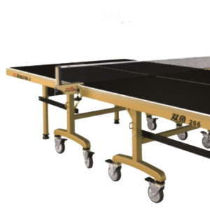 Table de tennis de table Double Fish, 25 mm d'épaisseur, pliable, mobile, pour usage professionnel en intérieur - Product Image 3